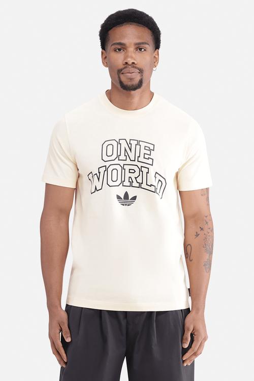 One World Tee - Warm Vanilla