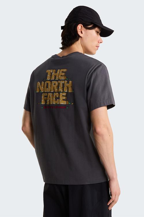 U STONE LOGO RLX SS TEE-GRAPHIC - ANTHRACITE GREY