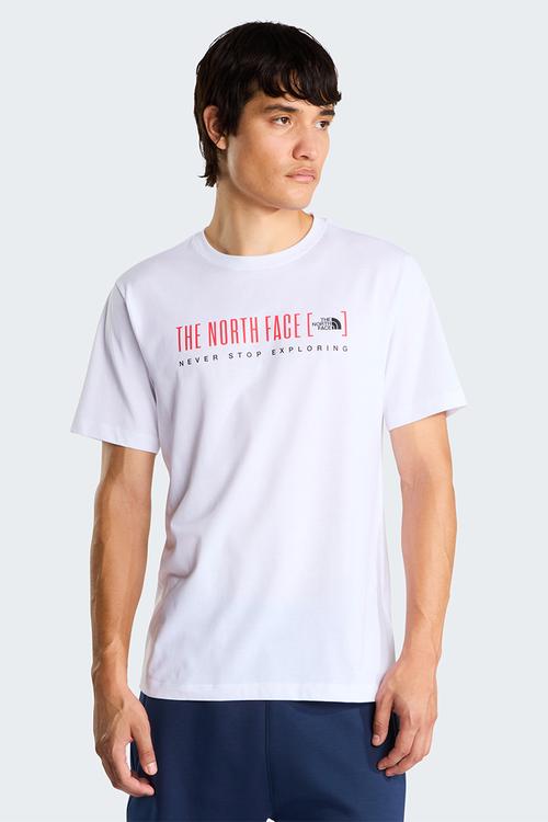 M BRACKET LOGO REGULAR SS TEE - TNF WHITE