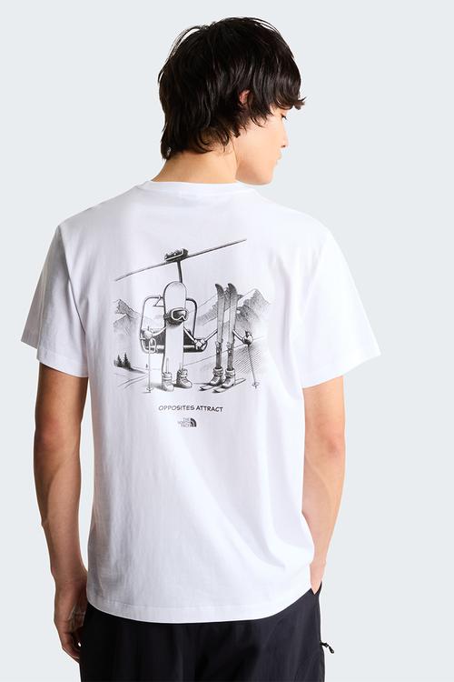 U opposites attract rlx ss tee-graphic - tnf white