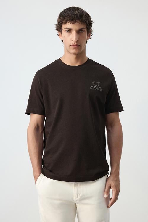 T-Shirt Botanic - Brown