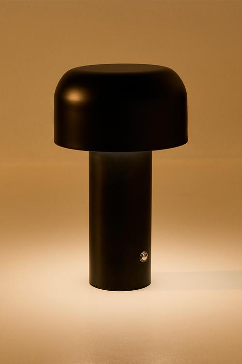 Shroom touch lamp - black
