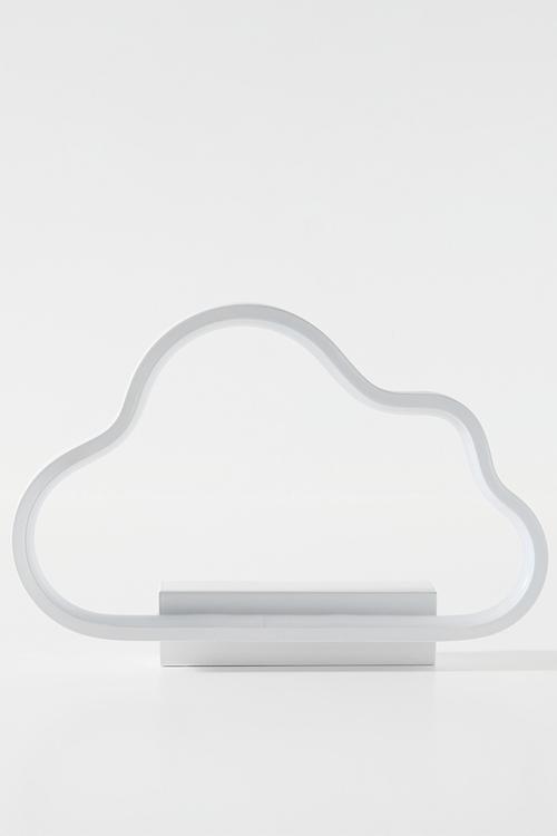 Cloud-shaped wall light - white