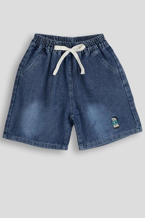 Denim shorts - blue