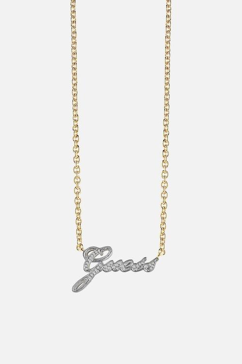 Guess Signature Guess Logo Necklace - Gold