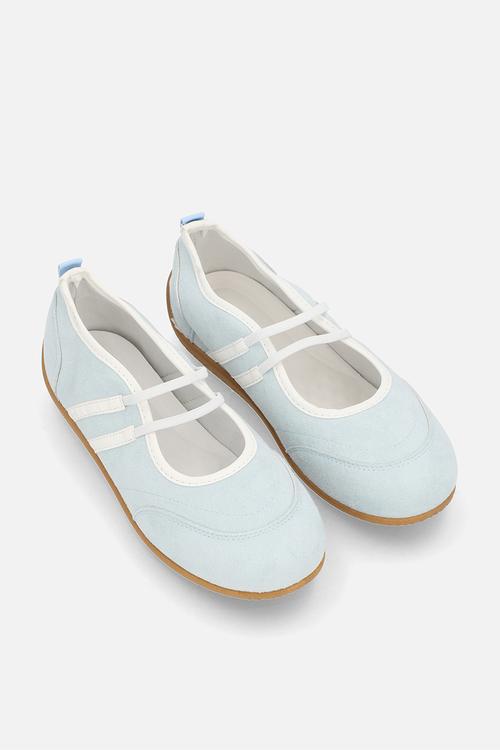 Double strap ballet flats - It powder blue