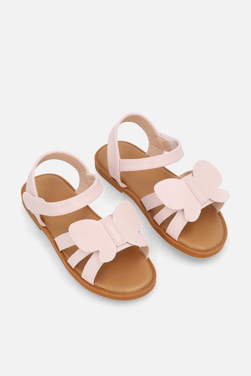 Butterfly design sandals - pink