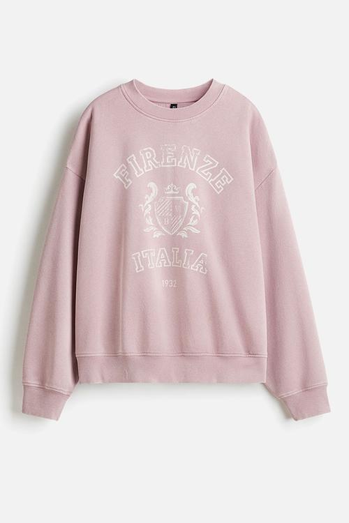 Printed sweatshirt - pink firenze