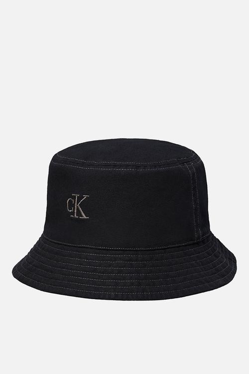 Washed Material Rev﻿Ersible Bucket - Black