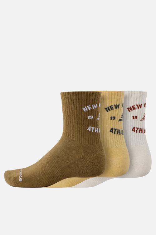 3Pk Graphic Mid-Crew Socks - Multi