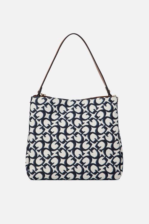 Newport Crossbody Bucket - Navy Multi