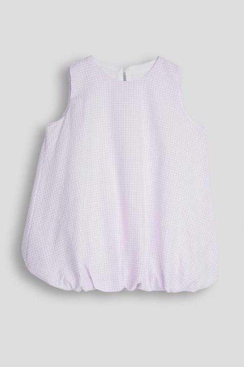 Bubble hem top - light purple