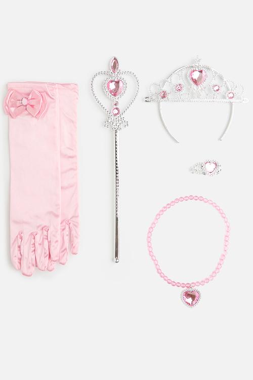 Princess accessory set - pink & silver