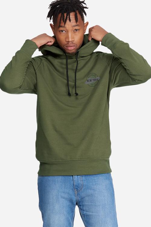 Graphic pullover hoodie sweat