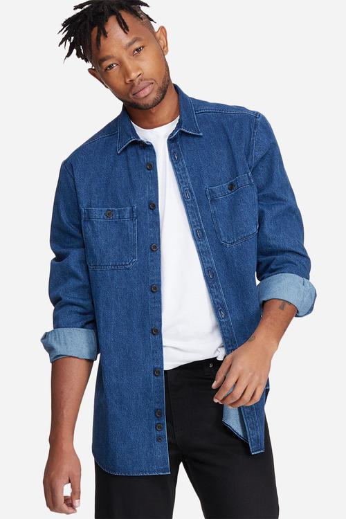 Denim overshirt 