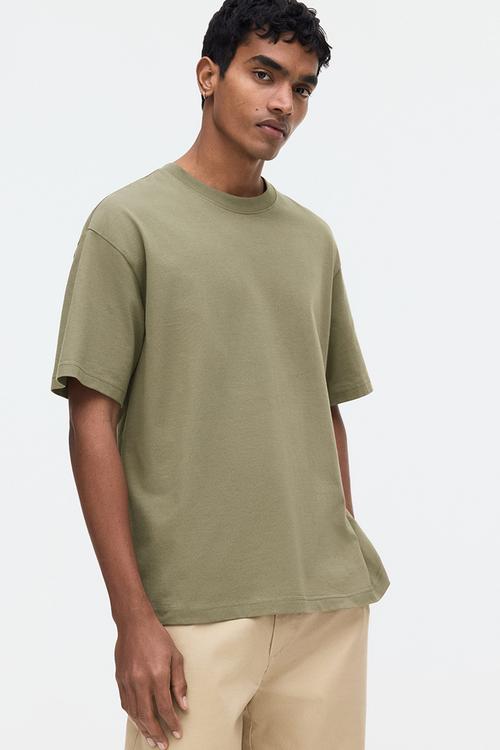 Relaxed fit t-shirt - khaki green