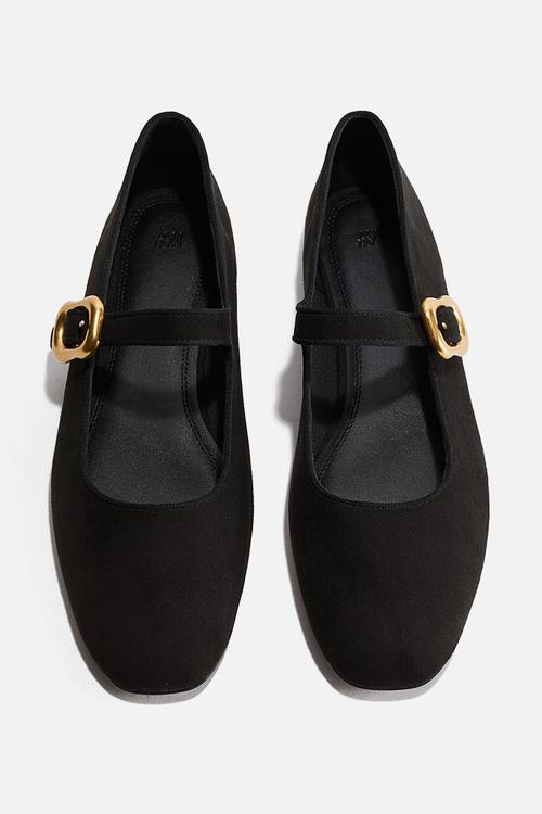 Mary jane ballet flats - black