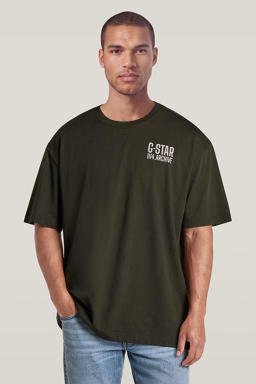 Back print relaxed r t - Asfalt Base