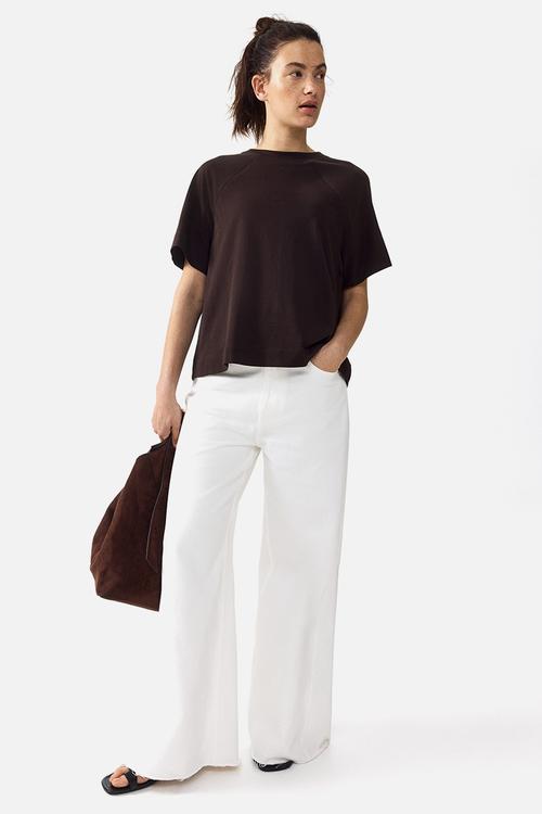 Mama before & after nursing T-shirt - dark brown