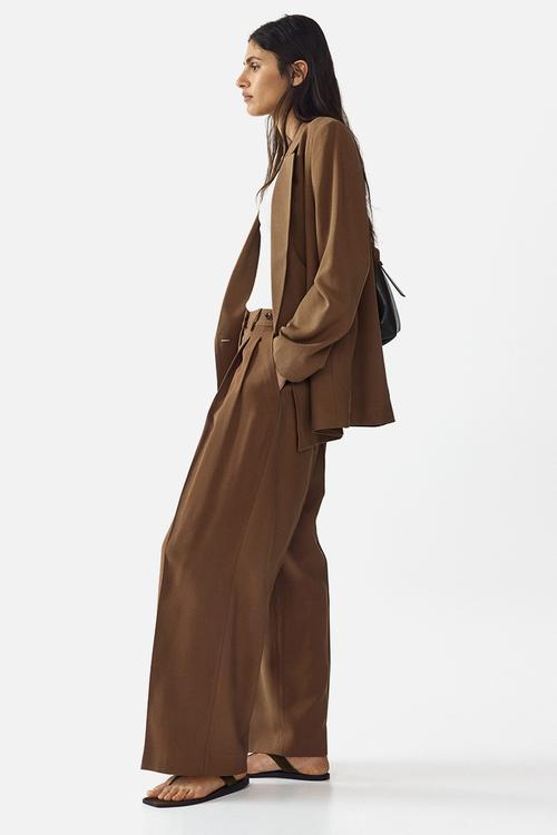 Tailored trousers - brown