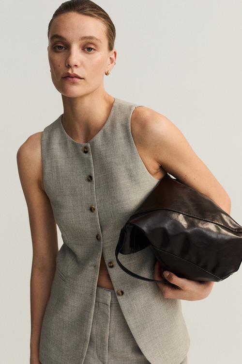 Long waistcoat - beige