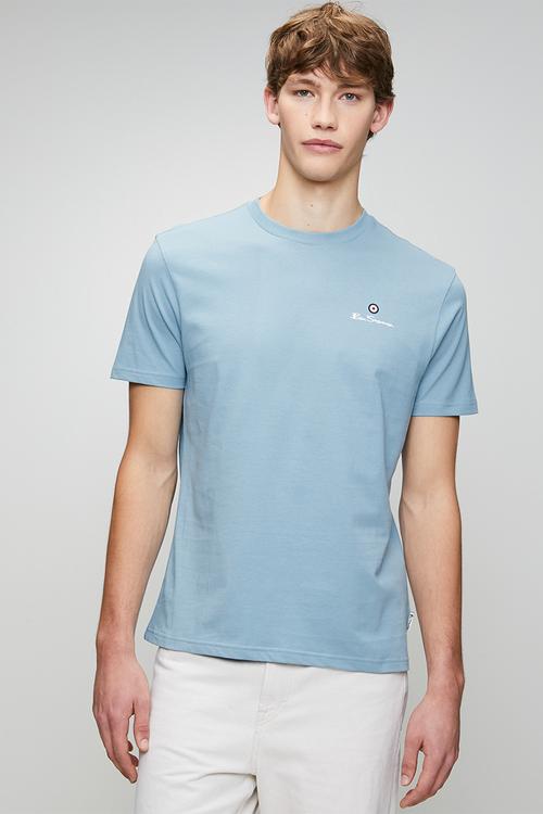 Essential Crew T-Shirt- Cassidy Blue