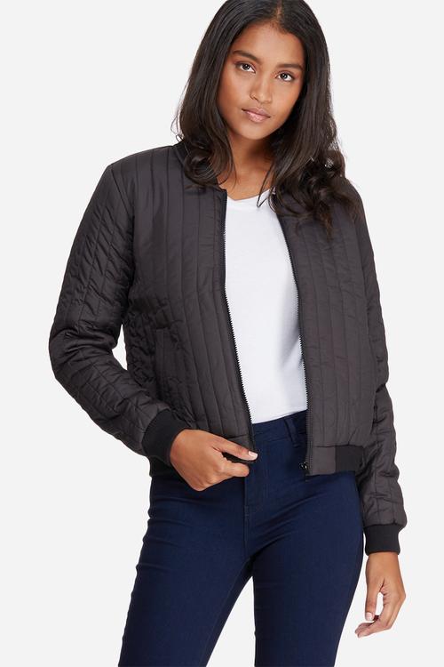 Hollie quilted bomber jacket