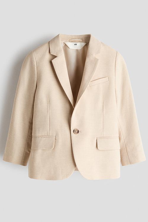 Single-breasted jacket - light beige
