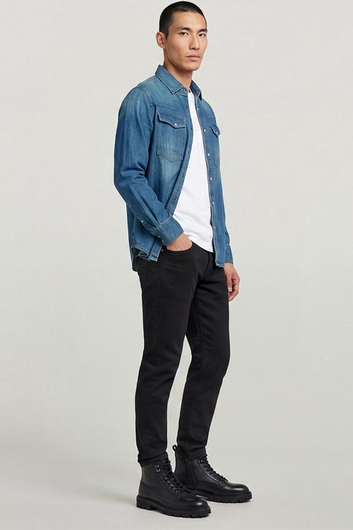 Streem Slim Tapered - Neo Black Denim