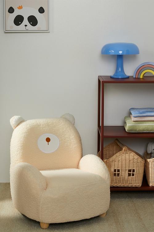 Teddy bear armchair - sand brown