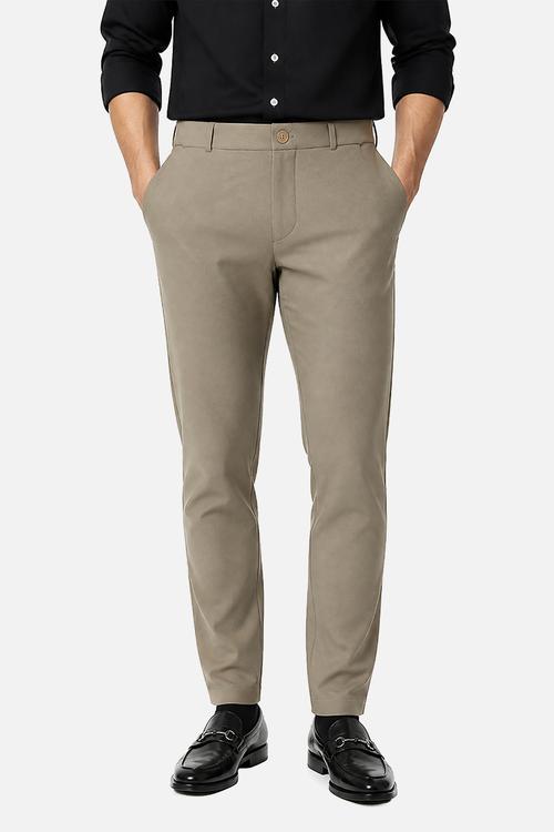 Mens Essential Slim Leg Chino - Beige