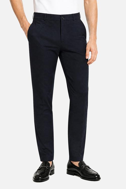 Mens Essential Relaxed Leg Chino - Navy