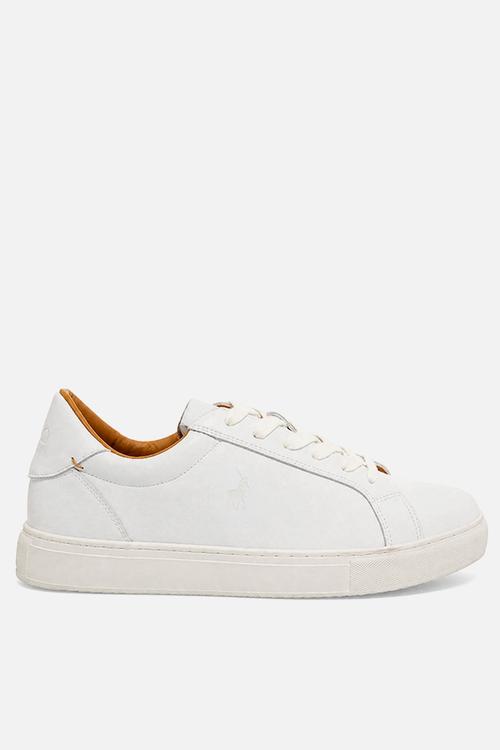 Leather classic sneaker - white