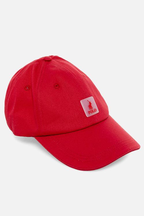 6 Panel Badge Peak - Red