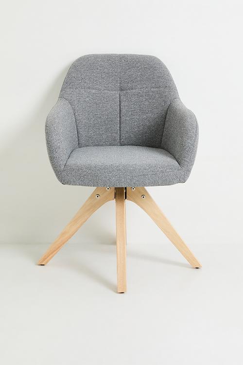 Havana Swivel Dining Chair - Grey