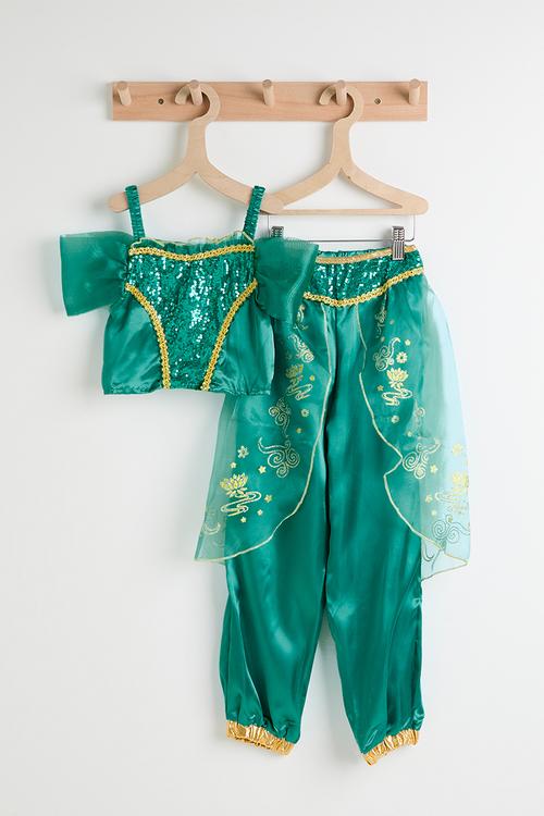 Dress-up costume set - persian green
