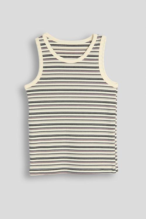 Striped tank top - multi