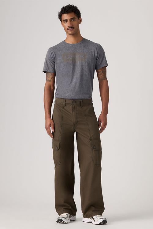 BAGGY WIDE CARGO PANT - 007W6-0001 KOMODO GREEN LT WGT CANVAS