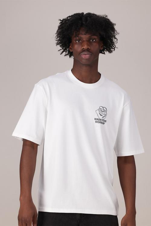 WW GR TEE  ZA - MADE FOR WORKIN BRIGHT WHITE