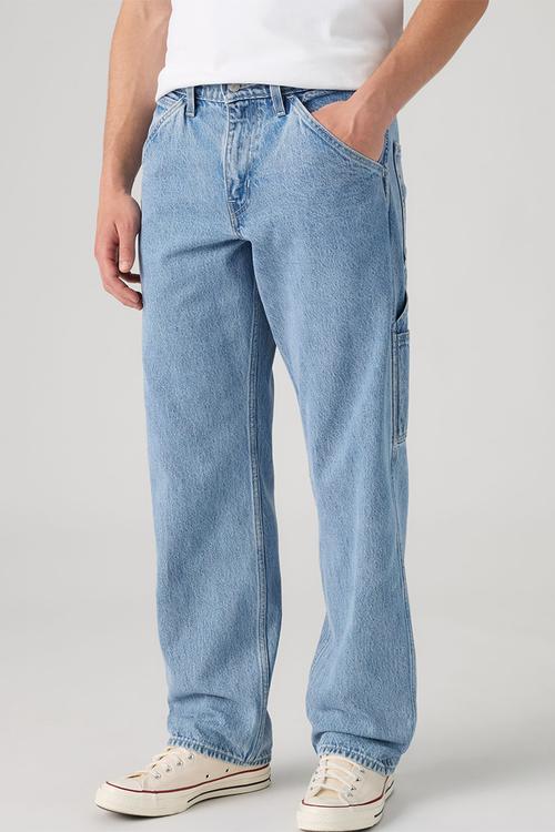 555 RELAXED CARPENTER - MED INDIGO - WORN IN