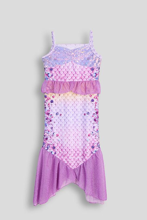 Mermaid-inspired costume dress - light purple