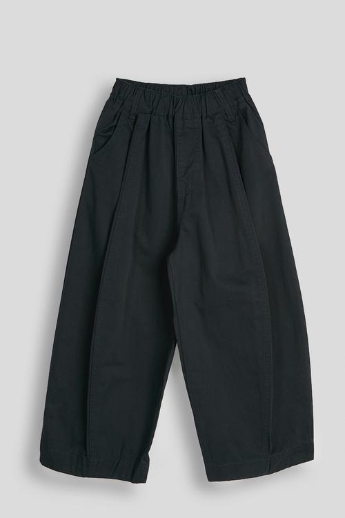 Panelled wide leg pants - dark navy
