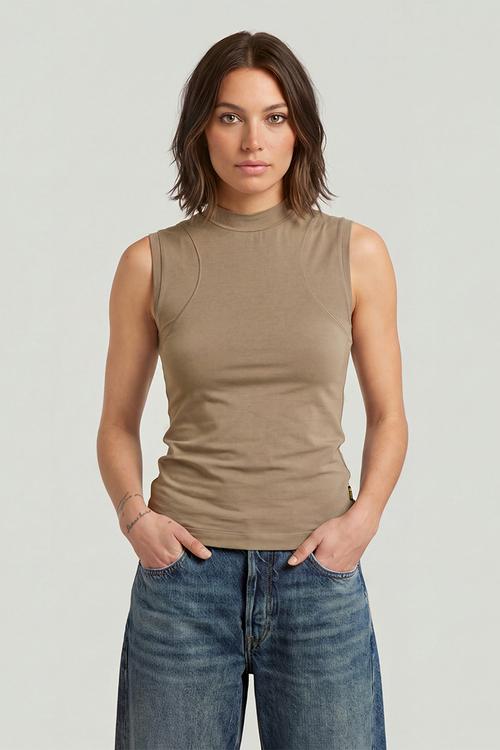 2nd skin mock t s\l wmn - fossil