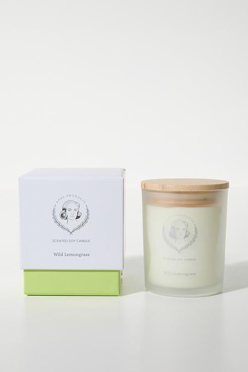 Wild lemongrass soy candle (gift box small)