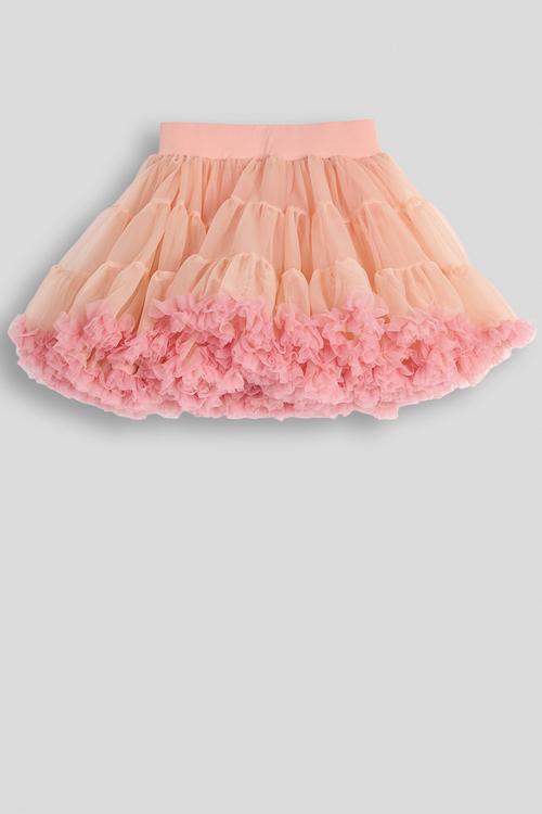 Tulle tutu skirt - peach & watermelon