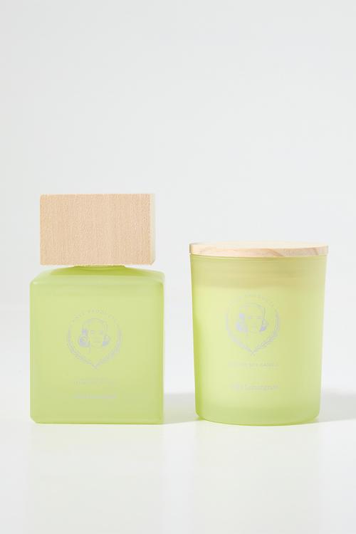 Wild Lemongrass diffuser & candle gift set