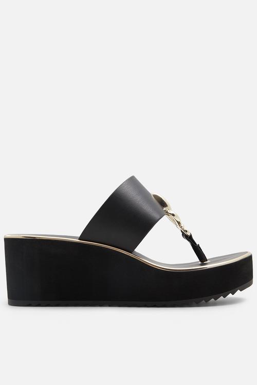 Penelopy open toe mule - black