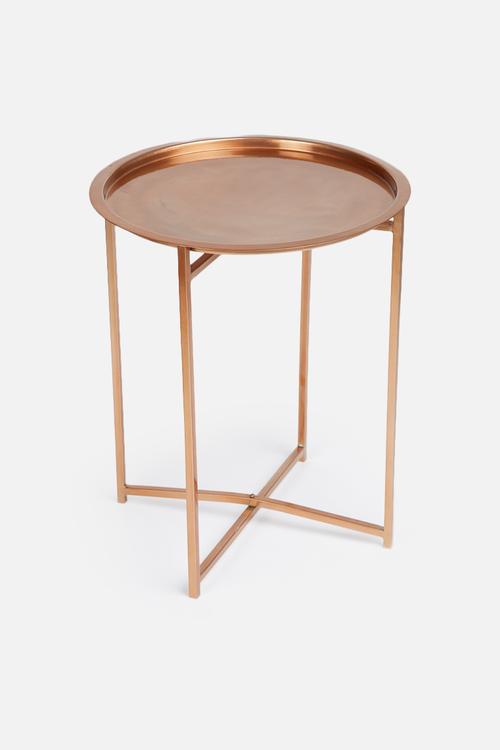 Copper side table