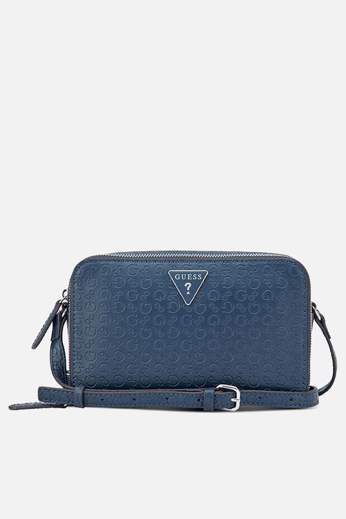 Lisa Mini Double Zip Crossbody - Navy