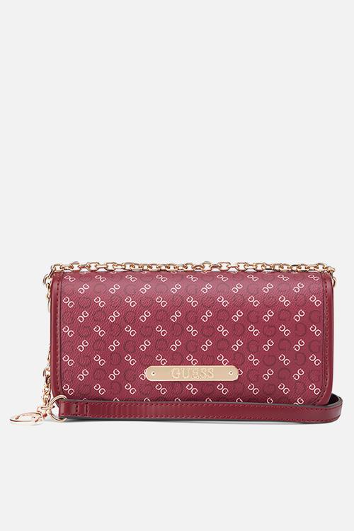 Ava Mini Crossbody Flap - Dark Cherry